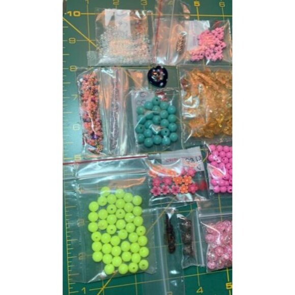 Assorted Jewelry Making Kit with Beads Hooks & Clasps for Craft Projects - Picture 2 of 8
